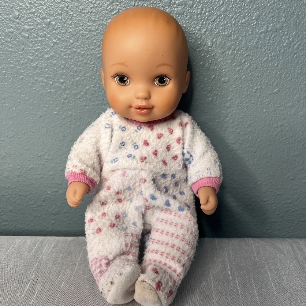 2012 Lauer Toys Water Babies Brown Hair & Eyes Doll 9" Original Clothes